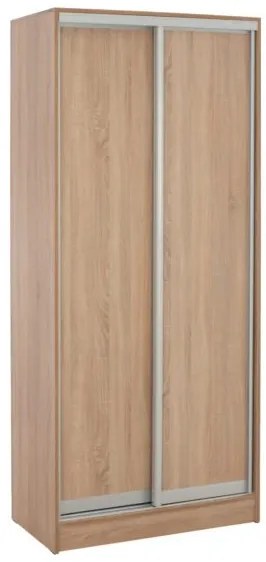 ΝΤΟΥΛΑΠΑ ΣΥΡΟΜΕΝΗ ADLER ΜΕΛΑΜΙΝΗΣ 90x45x210Yεκ. SONAMA OAK 2ΦΥΛΛΗ HM2436.01