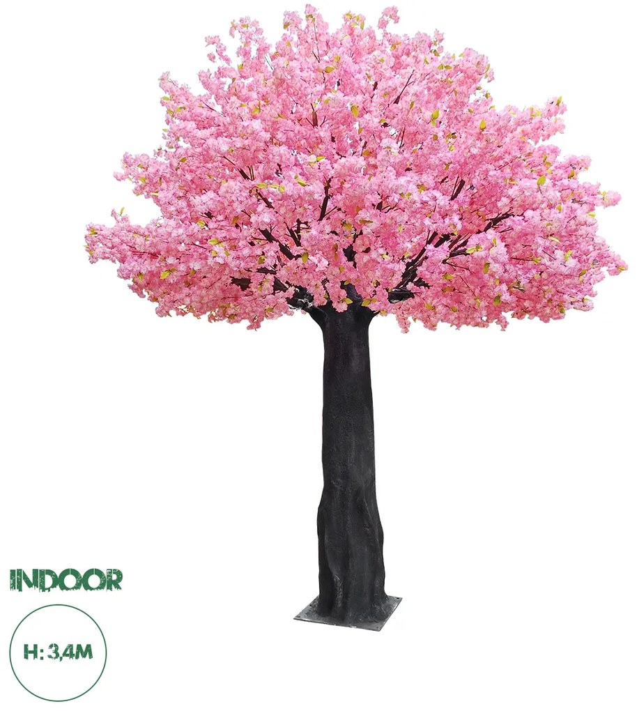 20164 GloboStar® Artificial Garden CHERRY PRUNUS BLOSSOM TREE 20164 Τεχνητό Διακοσμητικό Δέντρο Άνθος Κερασιάς Προύμνη Υ340cm