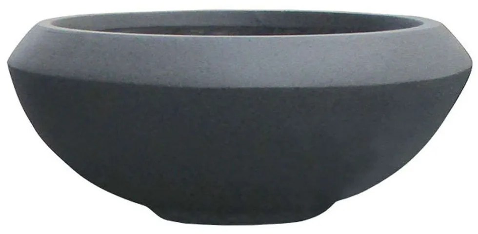 Κασπώ Πήλινο Γαβάθα 06-00-20728-L Φ55x23cm Anthracite Marhome Clay