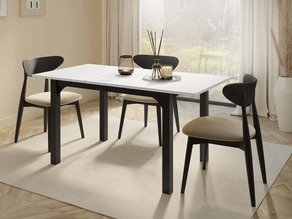 Επεκτεινόμενο τραπέζι Focus -Cashmere-Μήκος: 140 εκ.