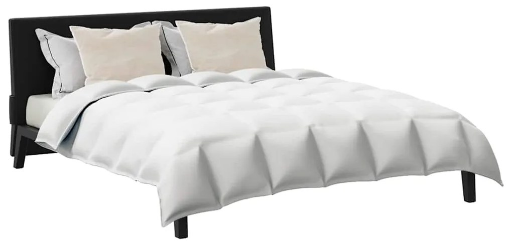 vidaXL Σετ Παπλωμάτων με μαξιλάρι 3 pcs Λευκό Φτέρος