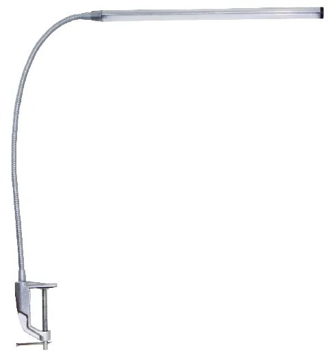 Πορτατίφ Αφής Με Σφιγκτήρα &amp; Dimmer LED Aca Delgado 16055LEDNSC Silver