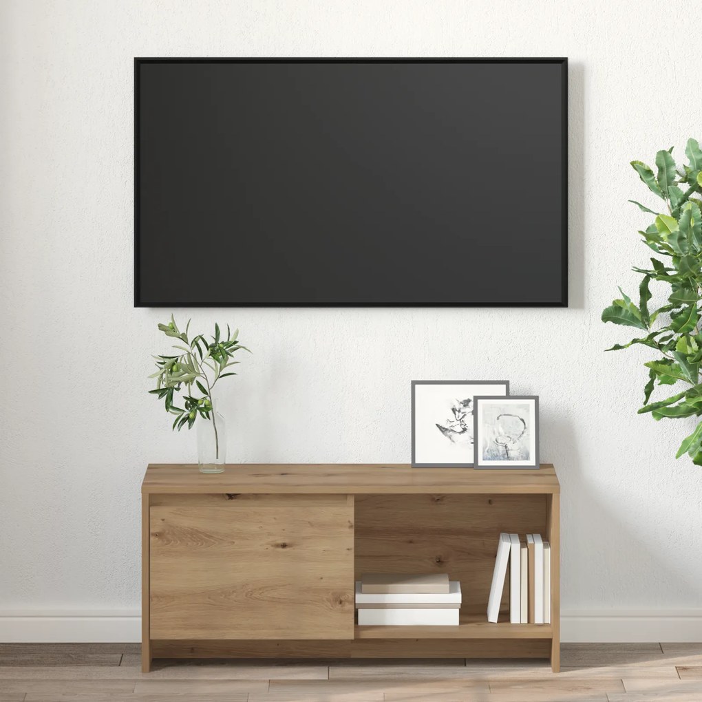 vidaXL Βάση TV artisan δρυς Επεξεργασμένο ξύλο