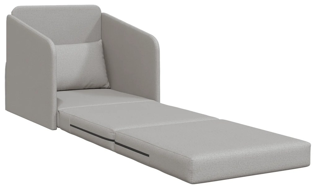 vidaXL Καναπές Κρεβάτι 2-σε-1 Συννέφο Γκρι 65x80x83 εκ. Υφάσματος