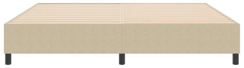 vidaXL Κρεβάτι Box Spring Ανοιχτό Πράσινο Γκρι 200x200 εκ. από Ψάθα