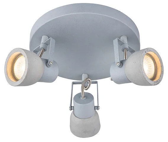 Φωτιστικό Οροφής Aca MC171153 PEPPER Γκρι (Grey)