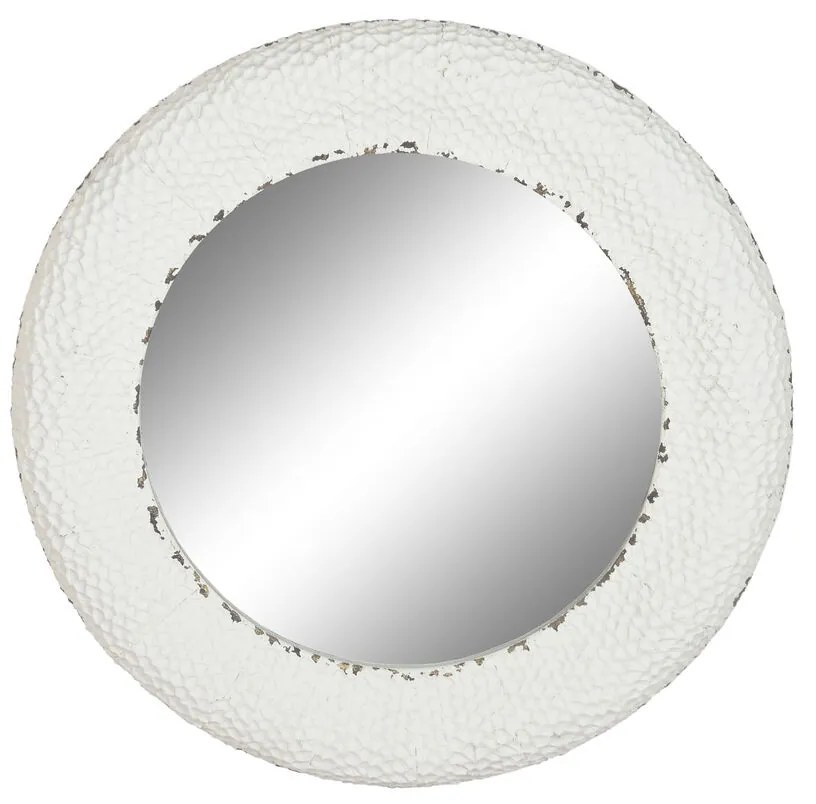 Τοίχο καθρέφτη Home ESPRIT Λευκό 84 X 6 X 84 CM