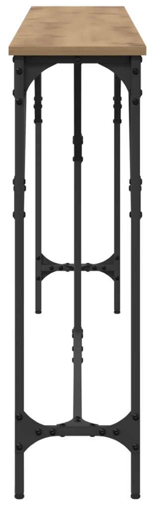 vidaXL Κονσόλα Δρυός 180x23x75 εκ. Τεχνικώς Επεξεργασμένο Ξύλο