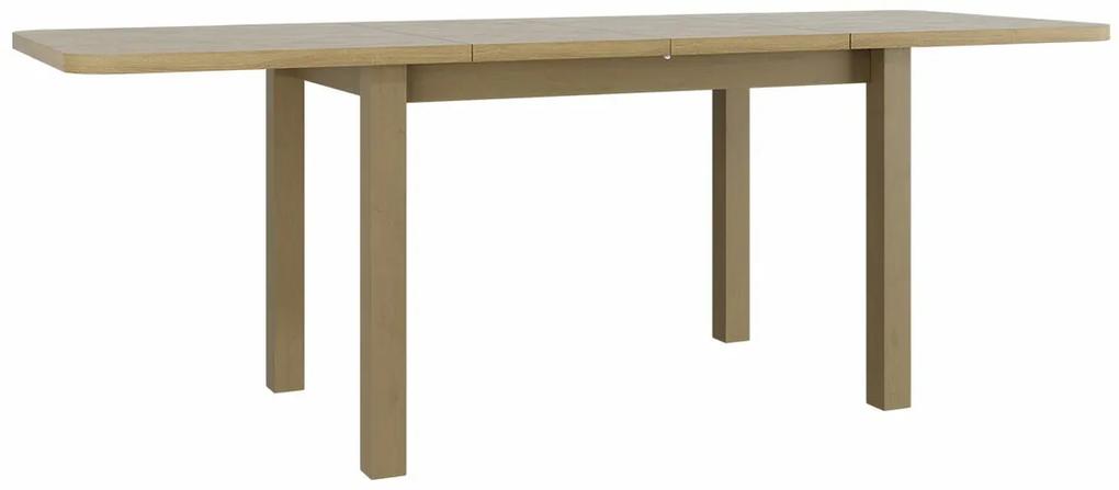 Τραπέζι Victorville 123, Καρυδί, 76x80x140cm, 40 kg, Επιμήκυνση, Πλαστικοποιημένη μοριοσανίδα, Ξύλο, Μερικώς συναρμολογημένο, Ξύλο: Οξιά | Epipla1.gr