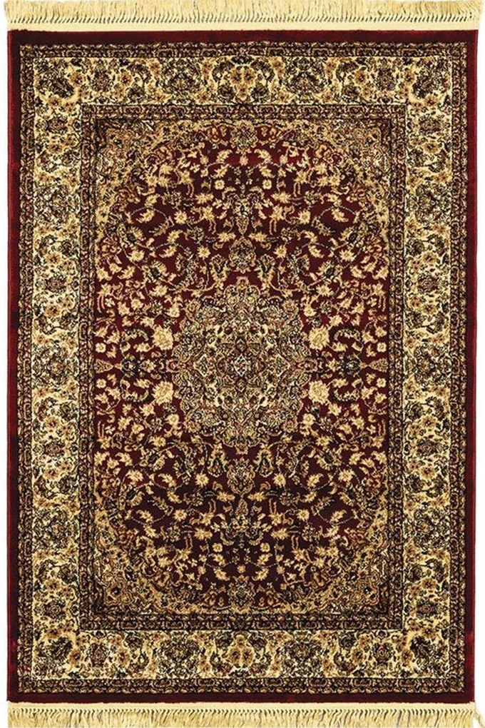 Χαλί Persia 5649 Burgundy Με Κρόσσι New Plan 80X150cm