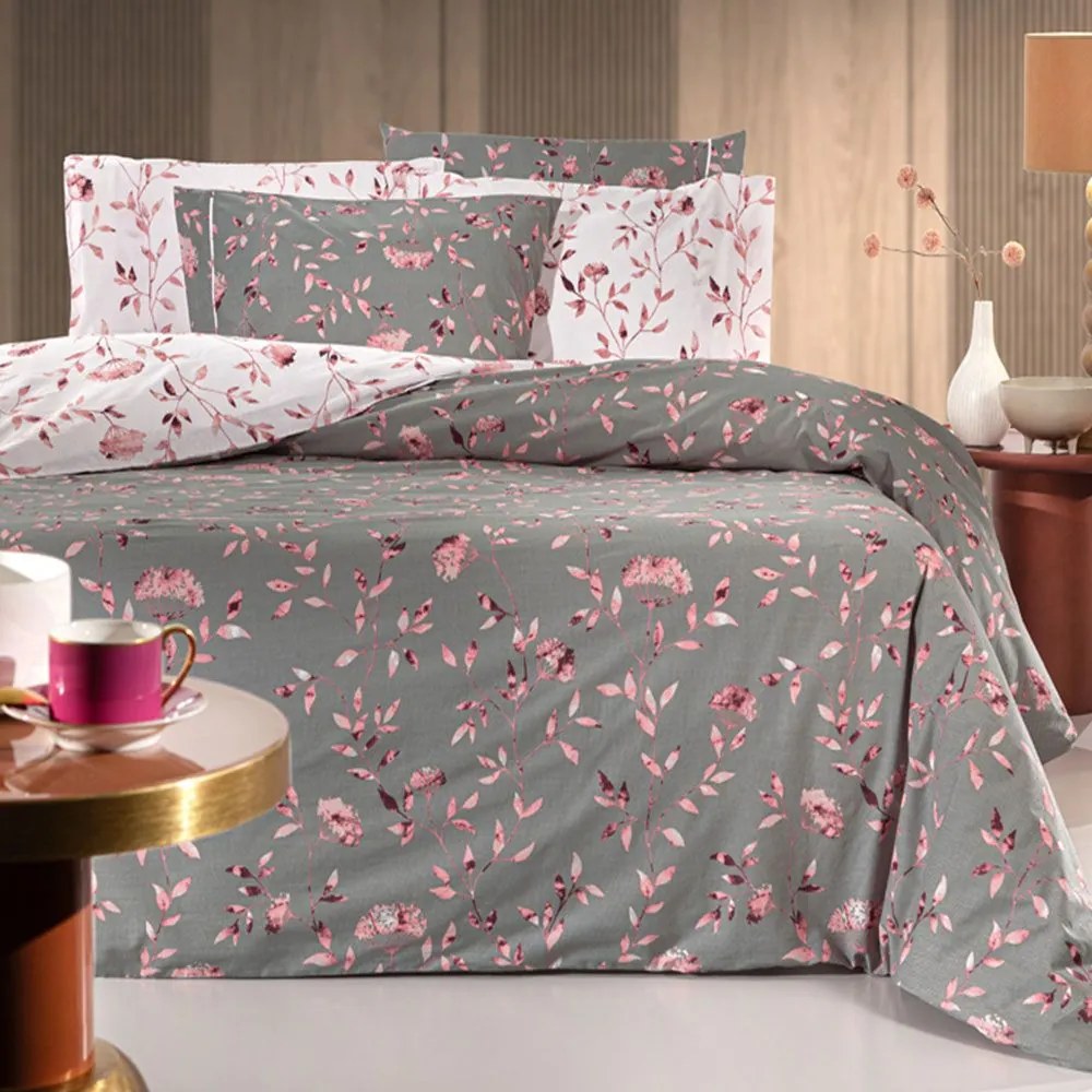 Σεντόνια Victoria (Σετ 4τμχ) Dusty Pink Guy Laroche Υπέρδιπλo 240x265cm 100% Cotton Percale
