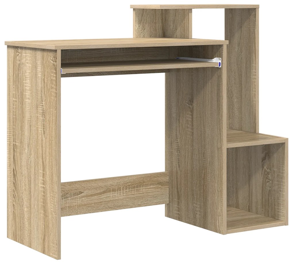 vidaXL Γραφείο Sonoma Δρυς 106 x 40 x 88.5 εκ Επεξεργασμένο ξύλο