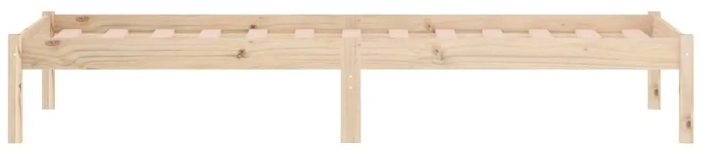 vidaXL Σκελετός Κρεβατιού Χωρίς Στρώμα Twin 100x190εκ. Μασίφ Πεύκο