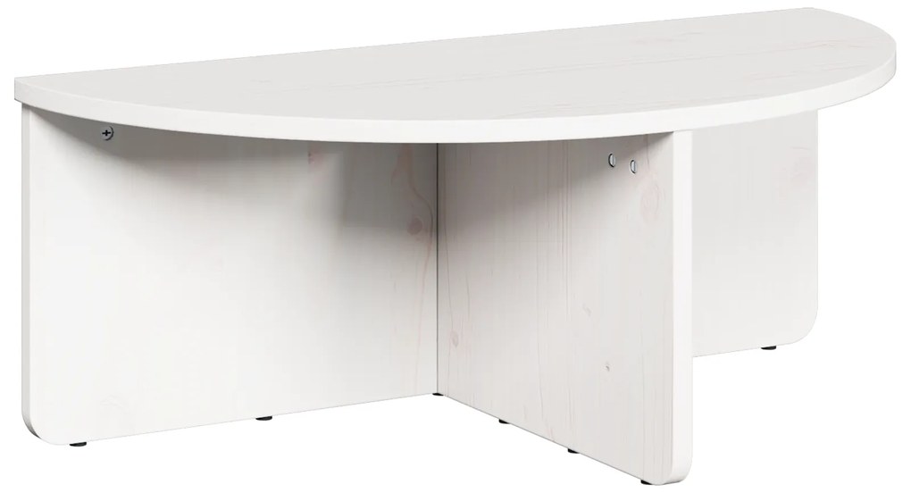 vidaXL Τραπεζάκι σαλονιού 2 pcs Λευκό Μασίφ ξύλο πεύκου