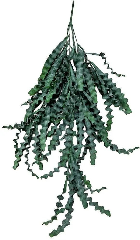 Τεχνητή Κρεμαστή Φτέρη Kangaroo 2871-7 86cm Green Supergreens Πολυαιθυλένιο