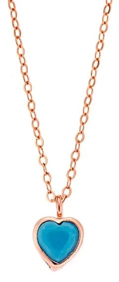 Μενταγιόν Senza Silver 925 Rose Gold Plated