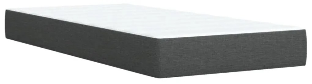 ΚΡΕΒΑΤΙ BOXSPRING ΜΕ ΣΤΡΩΜΑ ΣΚΟΥΡΟ ΓΚΡΙ 80X200 ΕΚ. ΥΦΑΣΜΑΤΙΝΟ 3289196