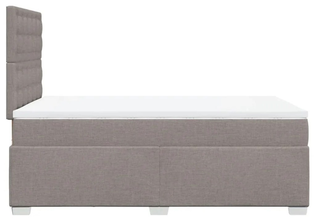 ΚΡΕΒΑΤΙ BOXSPRING ΜΕ ΣΤΡΩΜΑ TAUPE 120X190 ΕΚ. ΥΦΑΣΜΑΤΙΝΟ 3292745