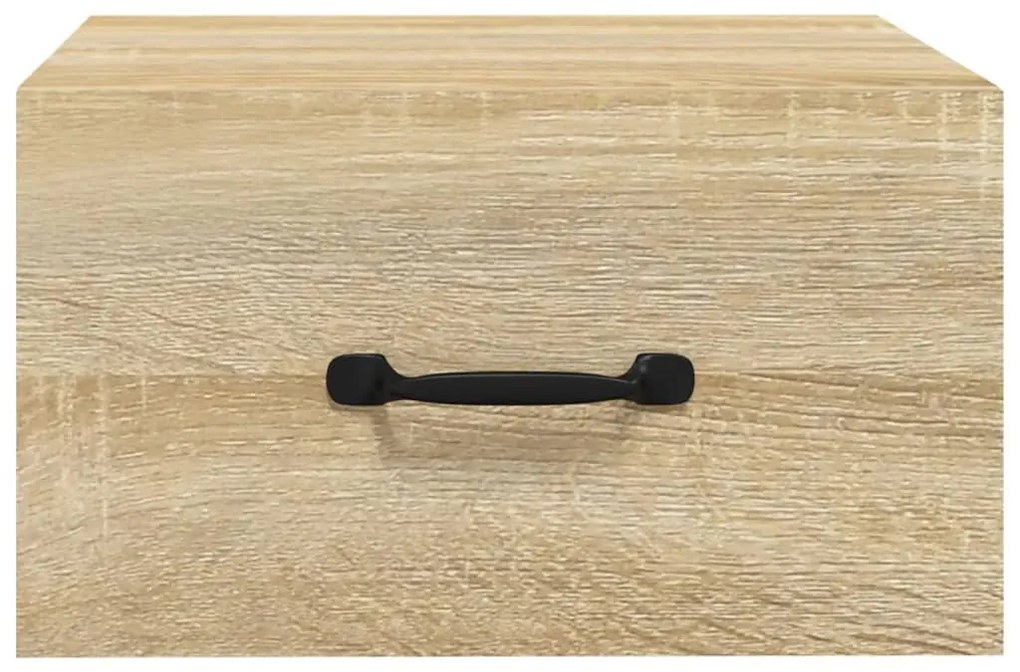 vidaXL Κομοδίνα Επιτοίχια Sonoma Δρυς 35 x 35 x 20 εκ.