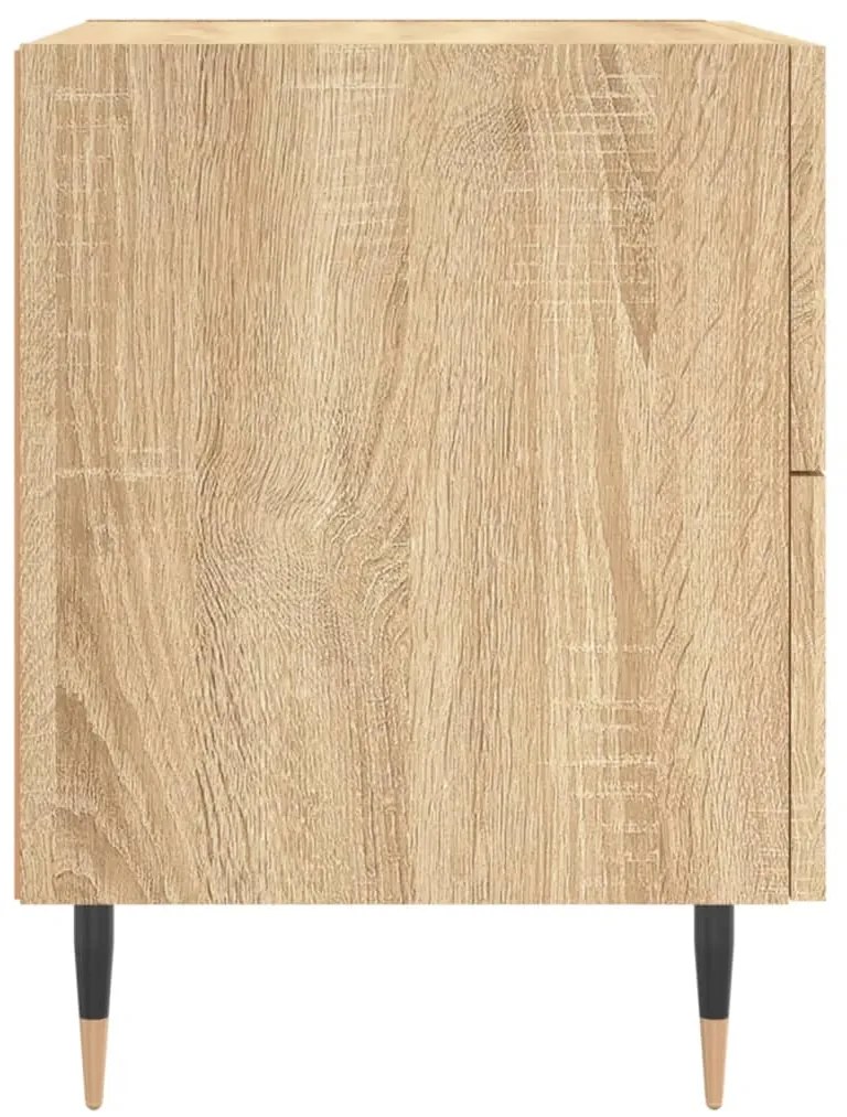 vidaXL Κομοδίνο Sonoma Δρυς 40 x 35 x 47,5 εκ. από Επεξεργασμένο Ξύλο