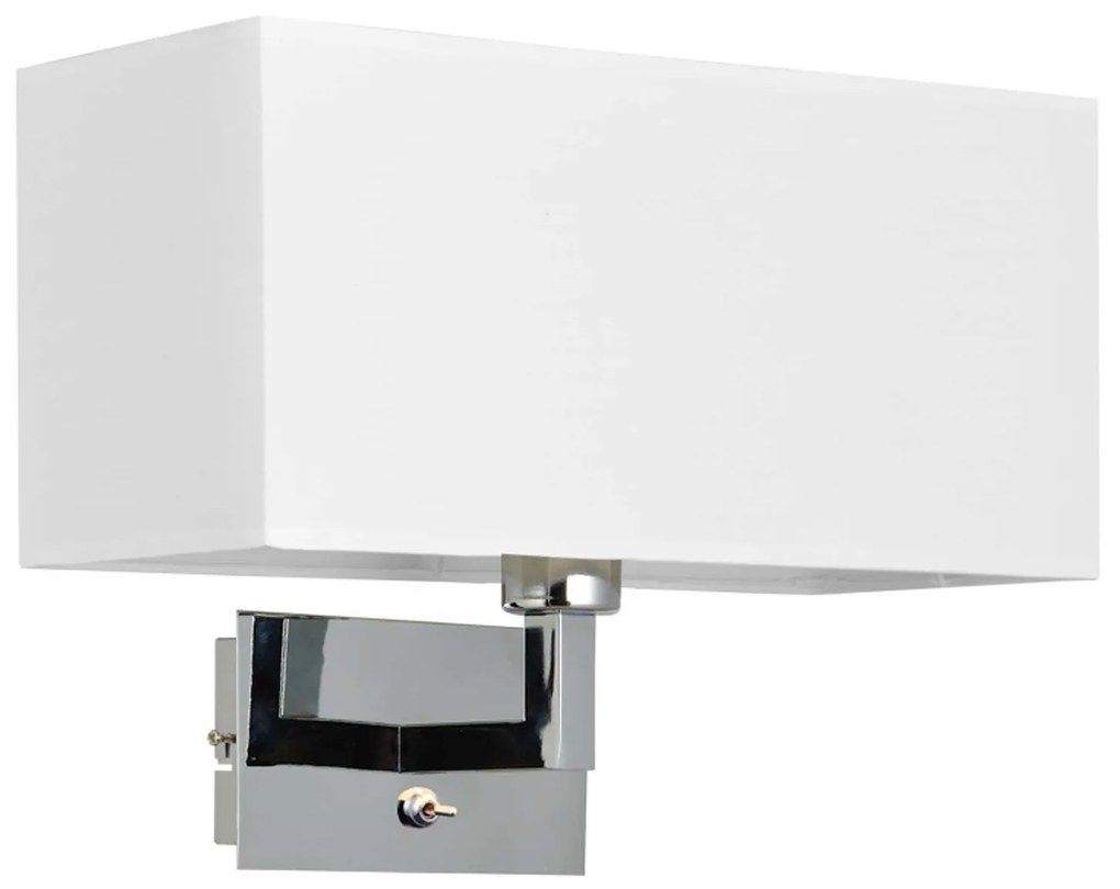 Φωτιστικό Τοίχου Mix &amp; Match V29232WWC White Metal, Fabric