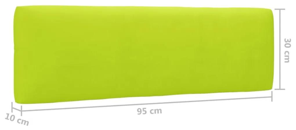 Σαλόνι από Παλέτες Σετ 4 τεμ. Εμποτ. Ξύλο Πεύκου με Μαξιλάρια - Πράσινο