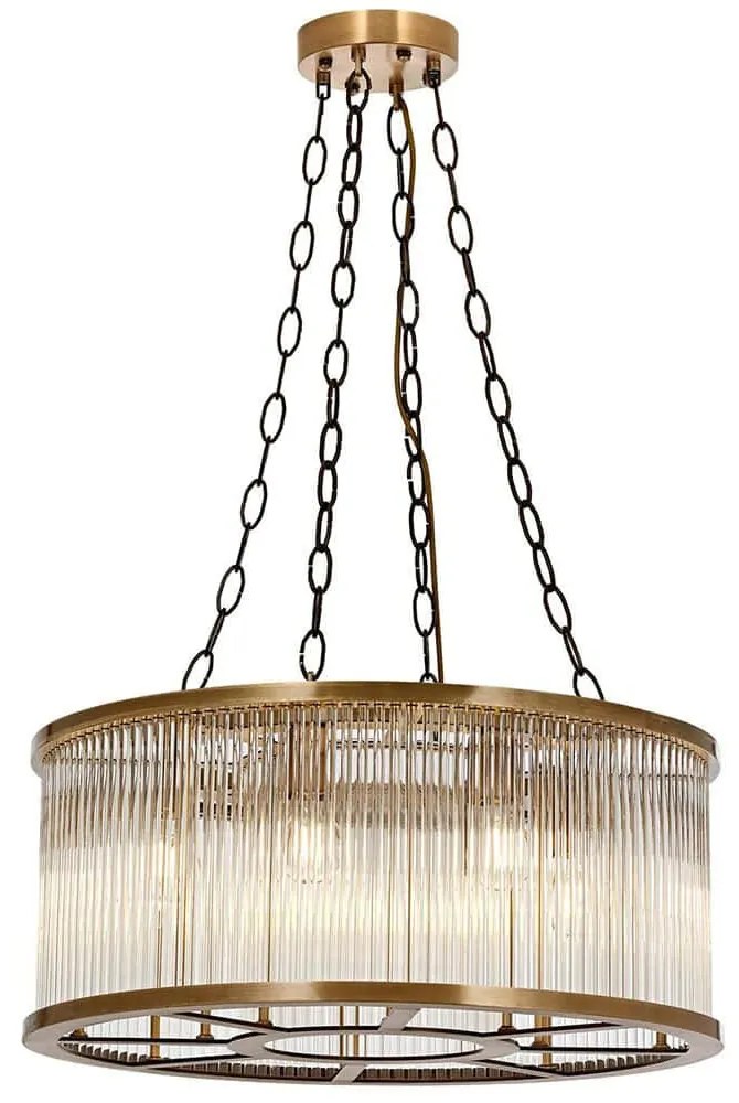 Φωτιστικό Οροφής 301AUR1327 Φ65x100cm 8xE27 40W Gold Opviq