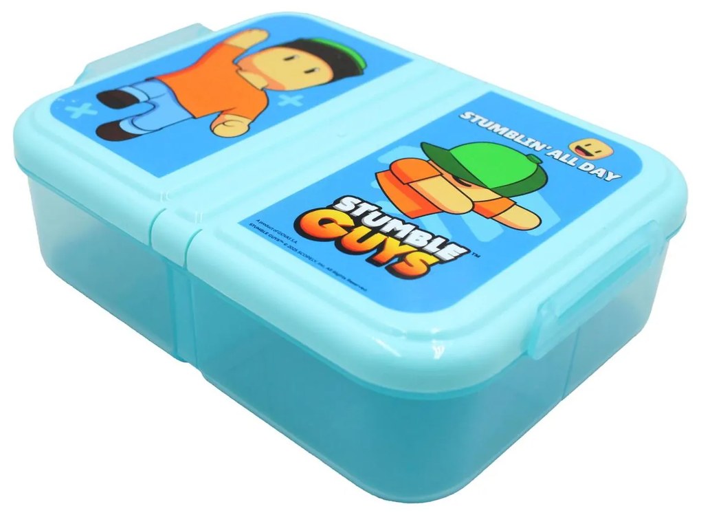Φαγητοδοχείο Με Χωρίσματα 900ml (17x12.5x5.5) Fisher Price Stumble Guys 577-30262