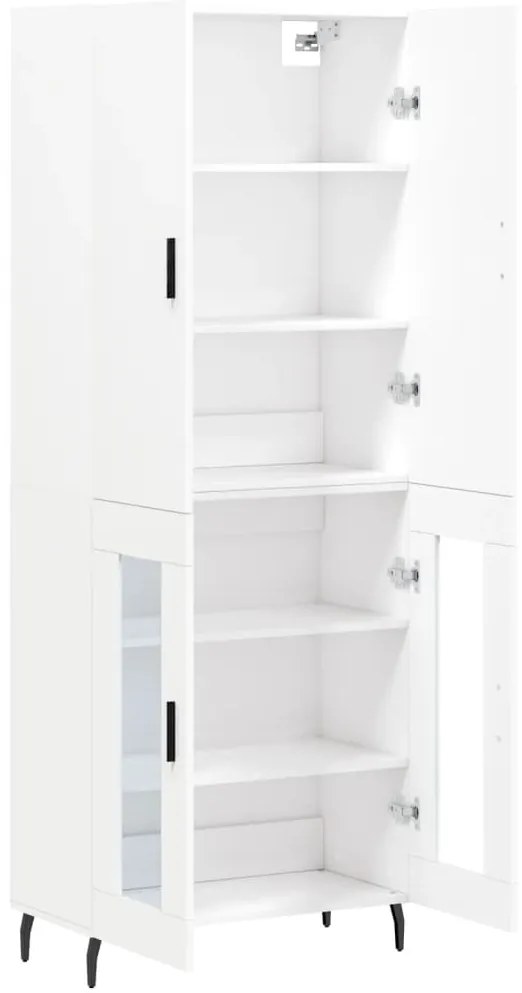 vidaXL Ντουλάπι Λευκό 69,5x34x180 εκ. από Επεξεργασμένο Ξύλο