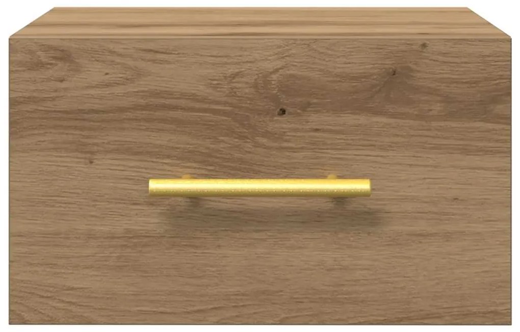 vidaXL Κομοδίνο 2 pcs artisan δρυς 35 x 35 x 20 εκ Επεξεργασμένο ξύλο