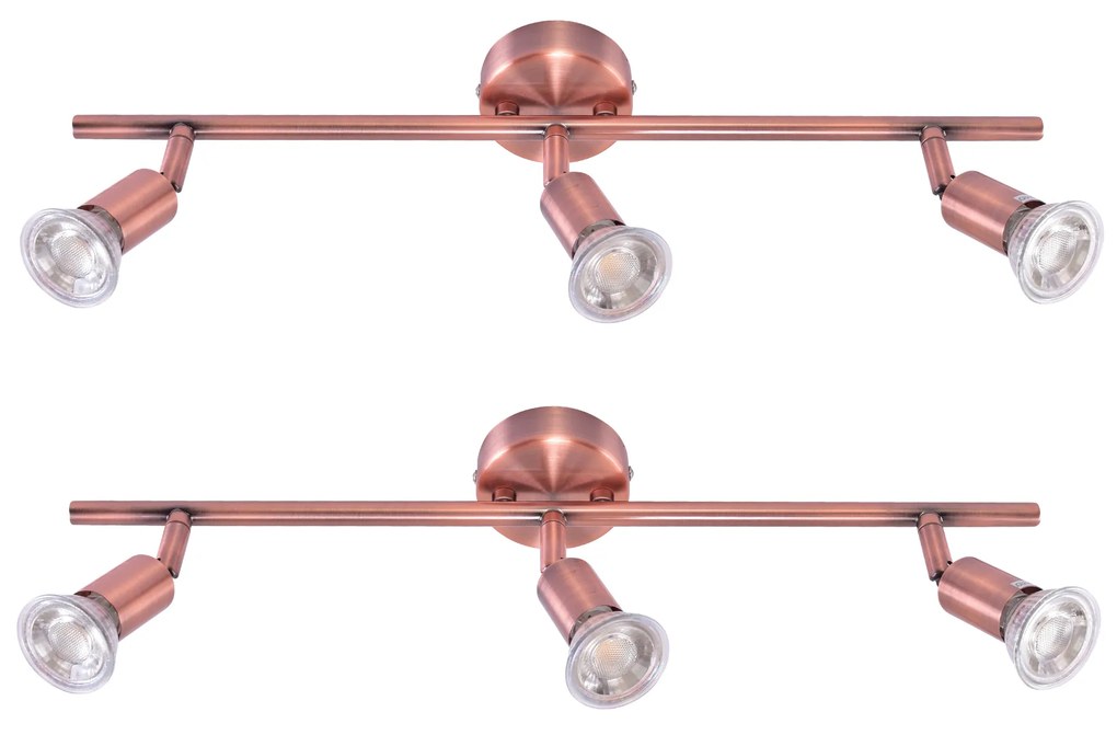 Φωτιστικό Οροφής - Σποτ SE 140-C3 (x2) Saba Packet Copper adjustable spotlight+ - 51W - 100W - 77-8845