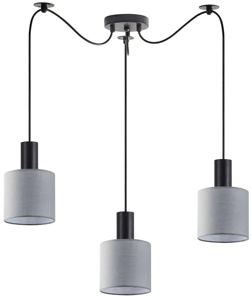 Φωτιστικό Οροφής Adept Tube 77-8514 40x40x300cm 3xE27 60W Black-Grey Homelighting