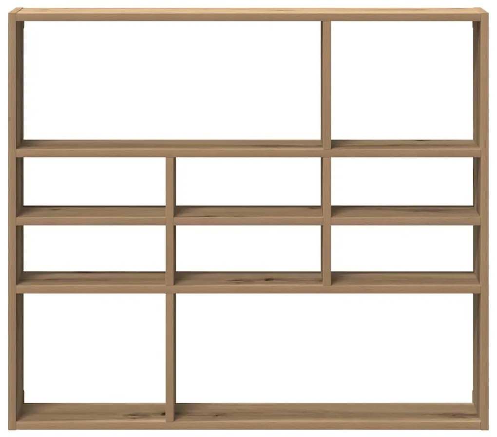 vidaXL Ράφι τοίχου Artisan Oak 90x16x78 cm Κατασκευασμένο ξύλο