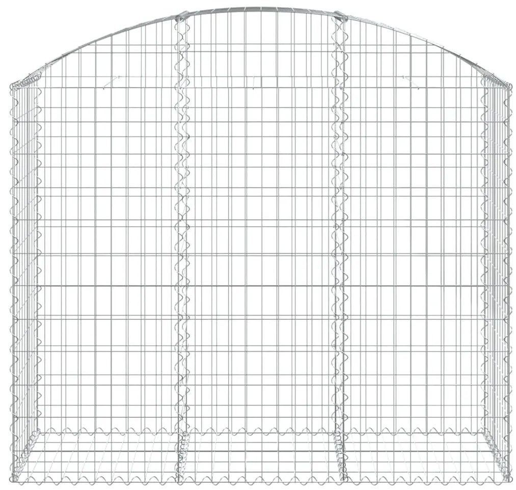 vidaXL Συρματοκιβώτιο Τοξωτό 150x50x120/140εκ. από Γαλβανισμένο Χάλυβα