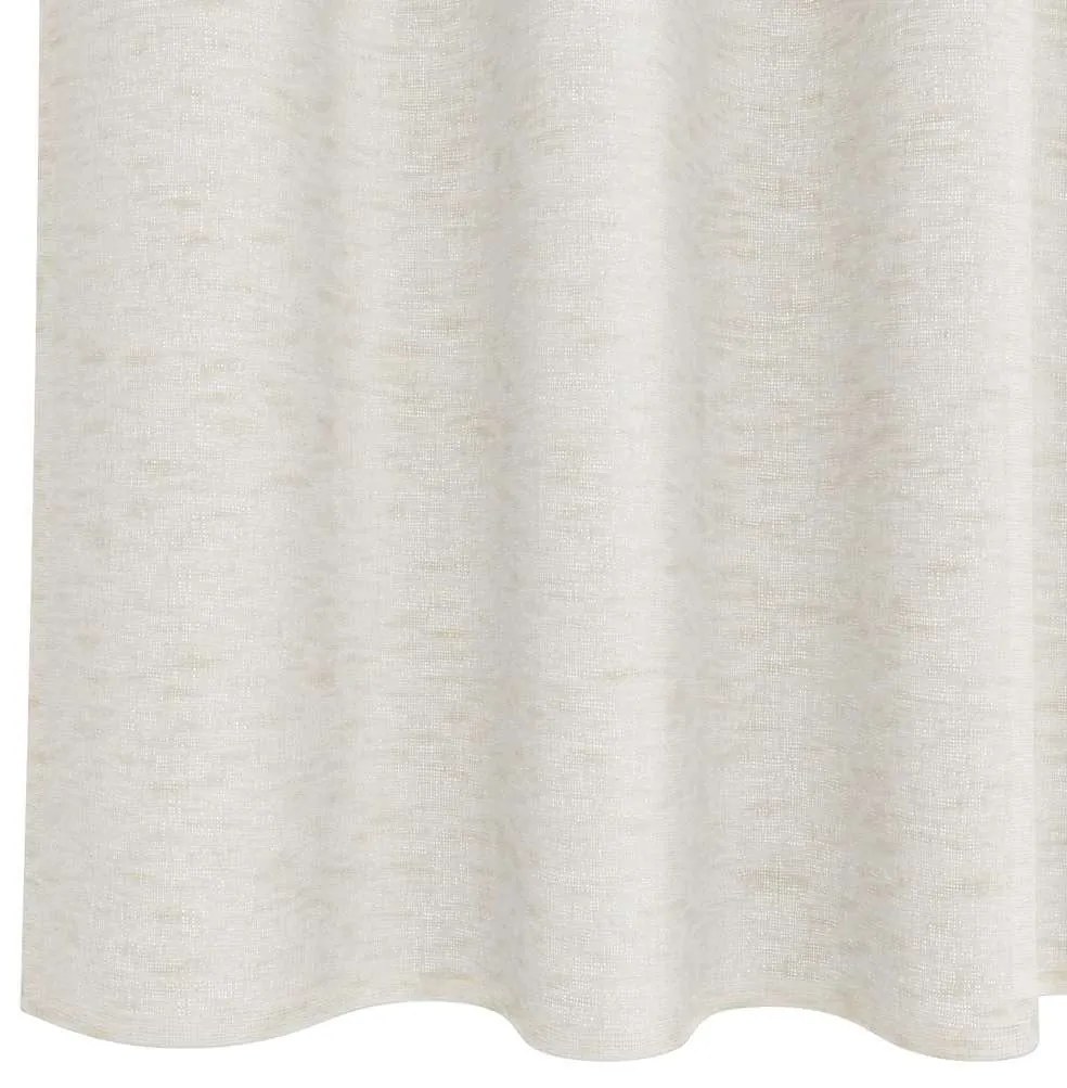 vidaXL Κουρτίνες με κουρτίνες 2 pcs Κρεμ 140x175cm Πολυεστέρας