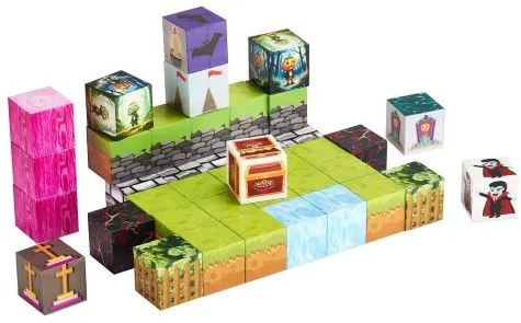 VEVOR Magnetic Blocks 100 PCS Cemetery Zombies Set STEM Montessori Sensory Toys