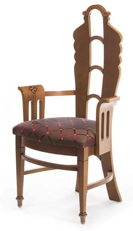Καρέκλα ύφασμα με ρόμβους Art Deco - Ξύλο - 731-1007