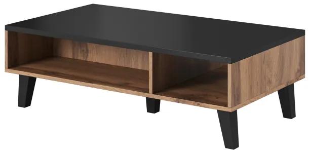 coffee table 60 LOTTA  wotan oak/ black DIOMMI CAMA-LOTTA-ŁAWA-110-DWO/CZ