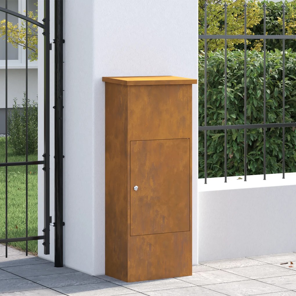 vidaXL Θυρίδα Πακέτων Σκ rusty 44.5 x 29 x 110.5 εκ