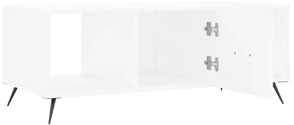 vidaXL Τραπεζάκι Σαλονιού Λευκό 102x50x40 εκ. από Επεξεργασμένο Ξύλο