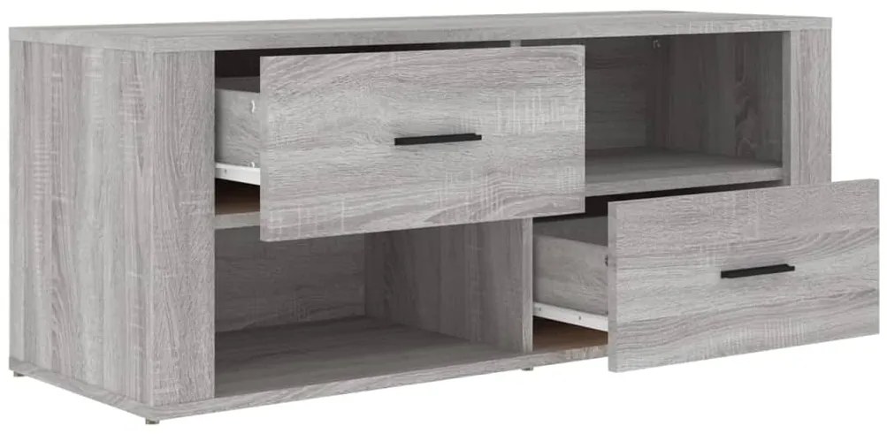vidaXL Έπιπλο Τηλεόρασης Γκρι Sonoma 100x35x40 εκ. από Επεξεργ. Ξύλο