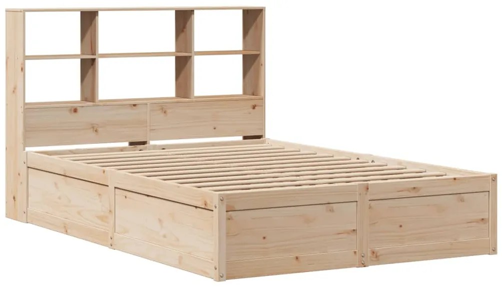 vidaXL Σκελετός Κρεβατιού Χωρίς Στρώμα 150x200 εκ Μασίφ Ξύλο Πεύκου