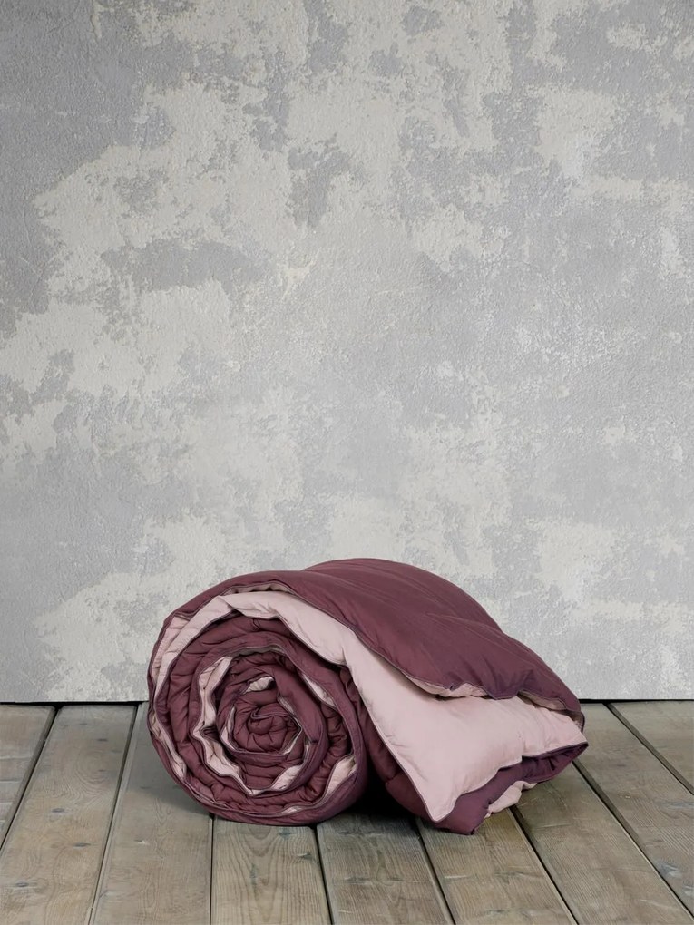 ΜΟΝΟ ΠΑΠΛΩΜΑ 160x240cm NIMA - ABALONE NUDE / BORDEAUX