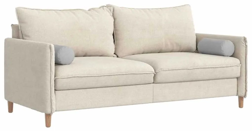 vidaXL Μαξιλάρια Στήριγμα 2 pcs Σκίουρος Γκρί Ø 15 x 40 εκ ύφασμα