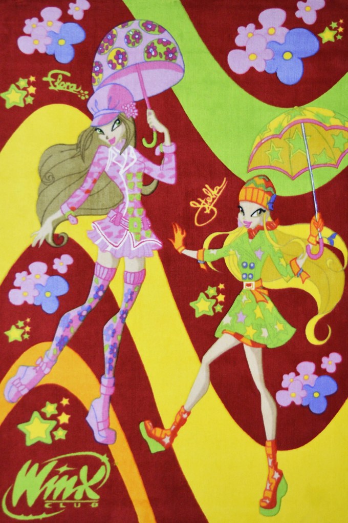 Χαλί Winx Printed 7304 Red 133X200cm