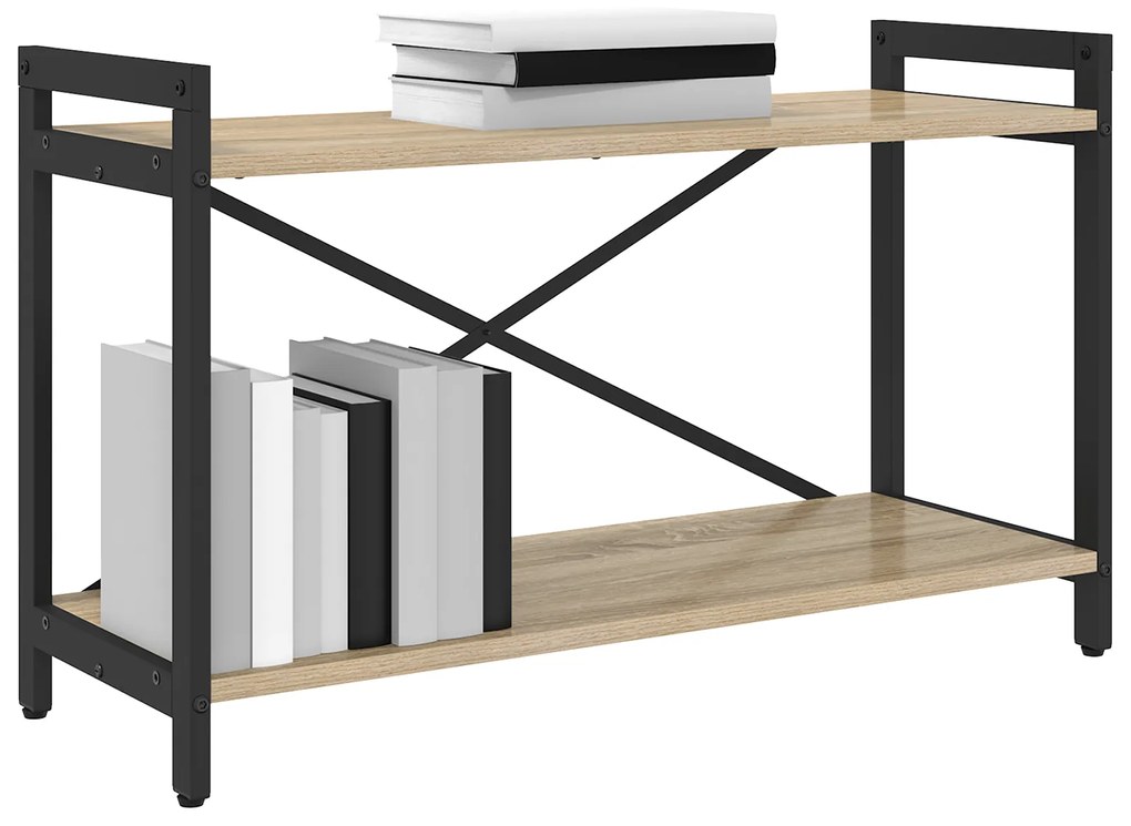 vidaXL Βιβλιοθήκη Sonoma Δρυς 80 x 30 x 48.5 εκ Επεξεργασμένο ξύλο