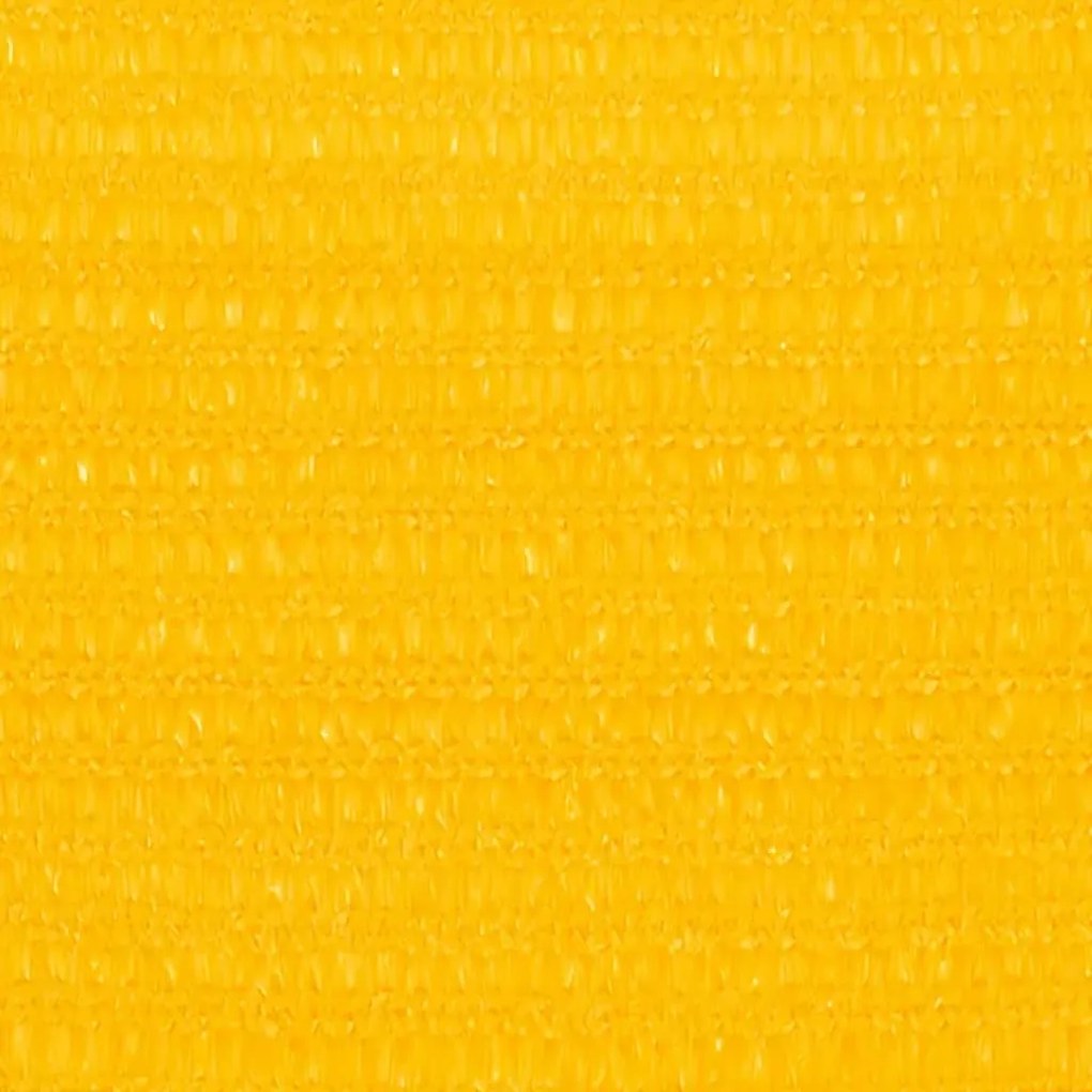 vidaXL Πανί Σκίασης Ορθογώνιο Κίτρινο 2x3,5 μ. HDPE 160 γρ./μ²