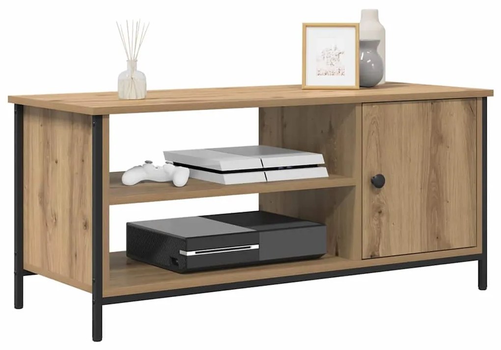 vidaXL Ντουλάπι TV artisan δρυς 100 x 40 x 45 cm Επεξεργασμένο ξύλο