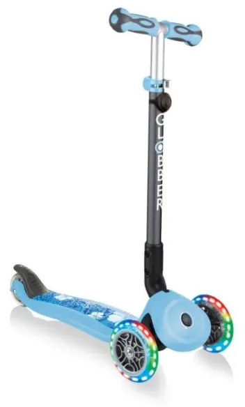 Globber Scooter Go-Up Deluxe Fantasy Lights Pastel Blue