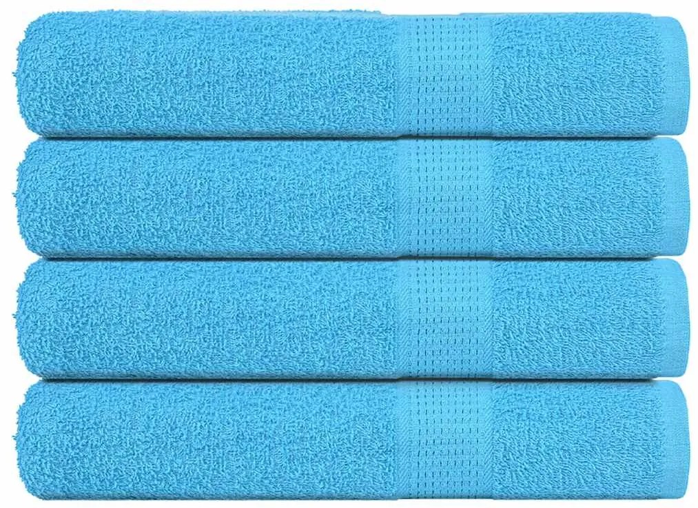 Πετσέτες 4 τεμ. FROGN Τυρκουάζ 100x200 εκ. 100% Βαμβάκι